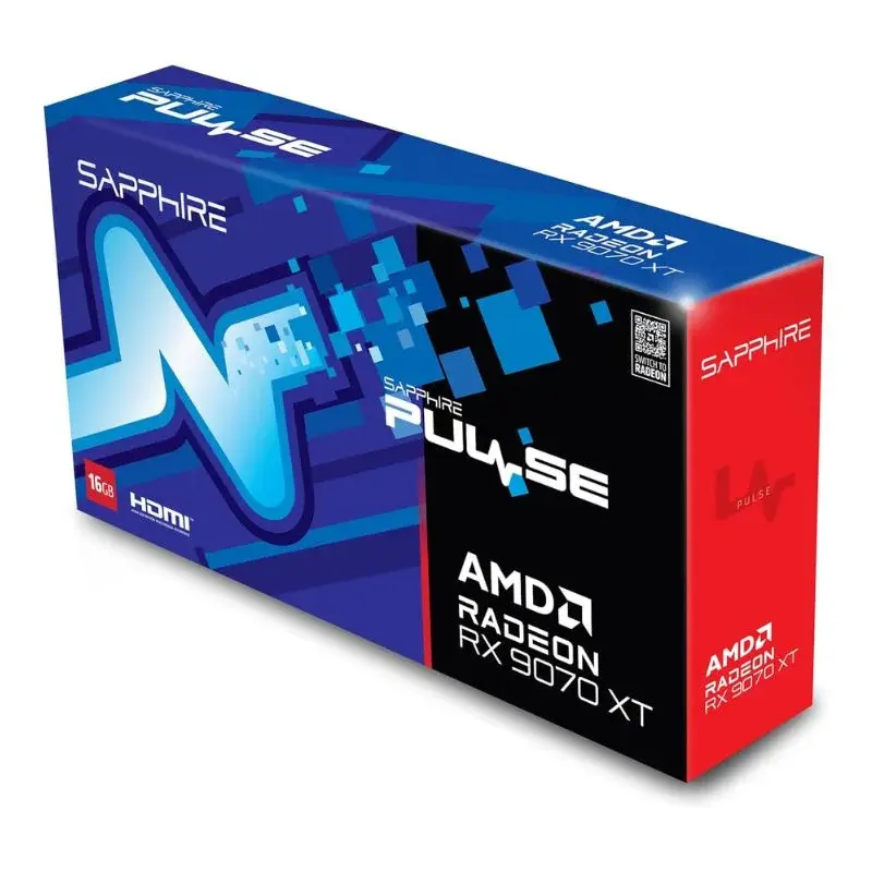 كارت الشاشة Sapphire PULSE AMD Radeon RX 9070 XT 16GB GDDR6