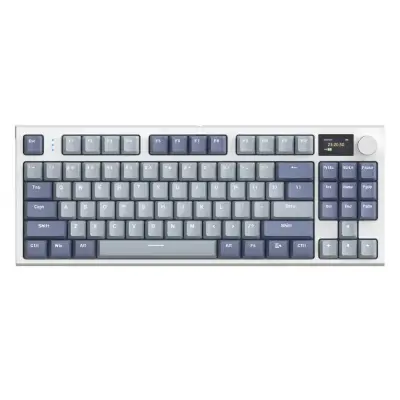 ATTACK SHARK K86 RGB لاسلكي لوحة مفاتيح ألعاب ميكانيكية - أرجواني فاتح أزرق