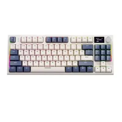 ATTACK SHARK K86 RGB لاسلكي لوحة مفاتيح ألعاب ميكانيكية - Retro أزرق