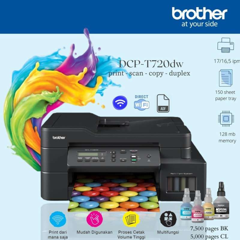 Brother DCP-T720DW Ink Tank -طابعة برذر