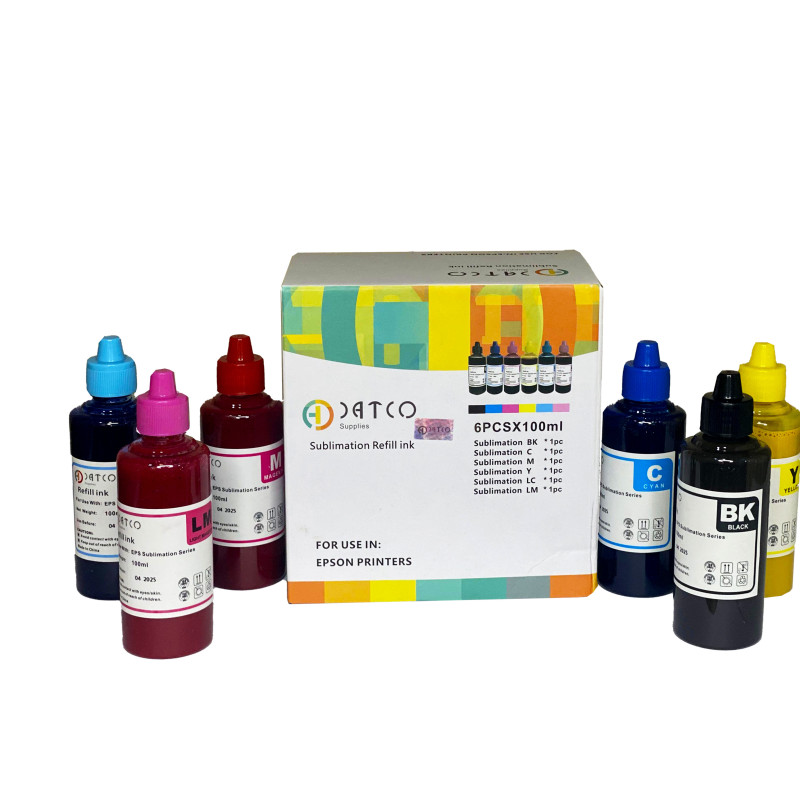Datco Sublimation ink 100ml refill - احبار حرارية من ماركة داتكو